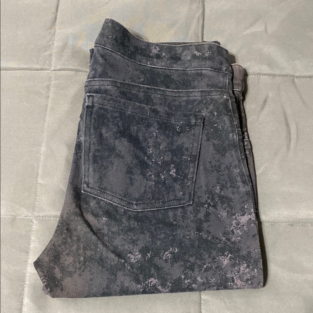 SPANX Gray Distressed Jeans